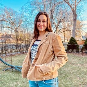 Vintage American Eagle Blazer Tan